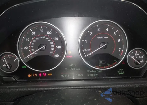 2015 BMW 335I xDrive z USA, uszkodzony, nr VIN WBA3B9C55FF801576